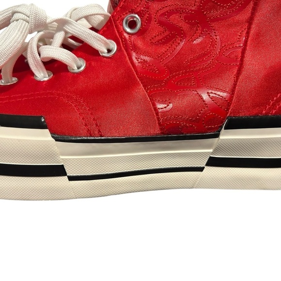 Converse Chuck Taylor All Star 70 Plus High China New Year Red Satin NWT - Picture 13 of 15